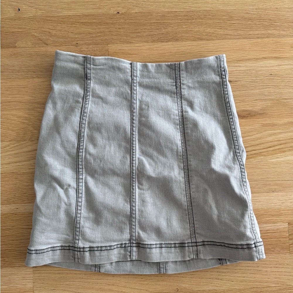 Gray Free People Women’s Skirt